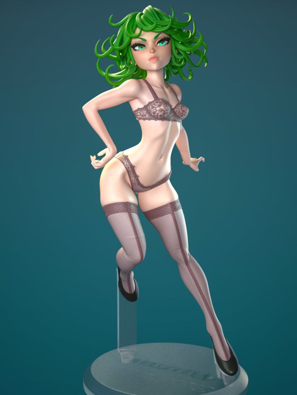 Tatsumaki from One Punch Man. bikini Resin Statue Part Kit